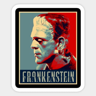 Frankenstein Poster Sticker